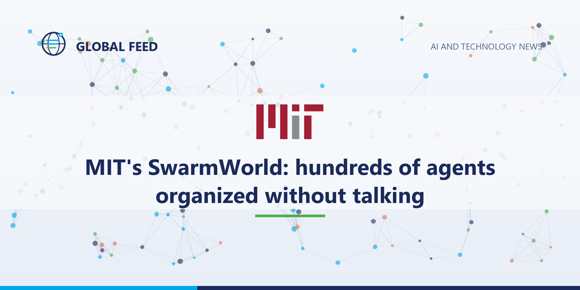 MIT's SwarmWorld: hundreds of agents organized without talking, and their inventions outlived them
