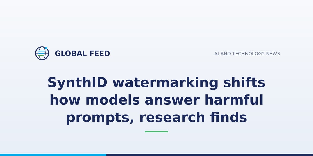 SynthID watermarking shifts how models answer harmful prompts, research finds