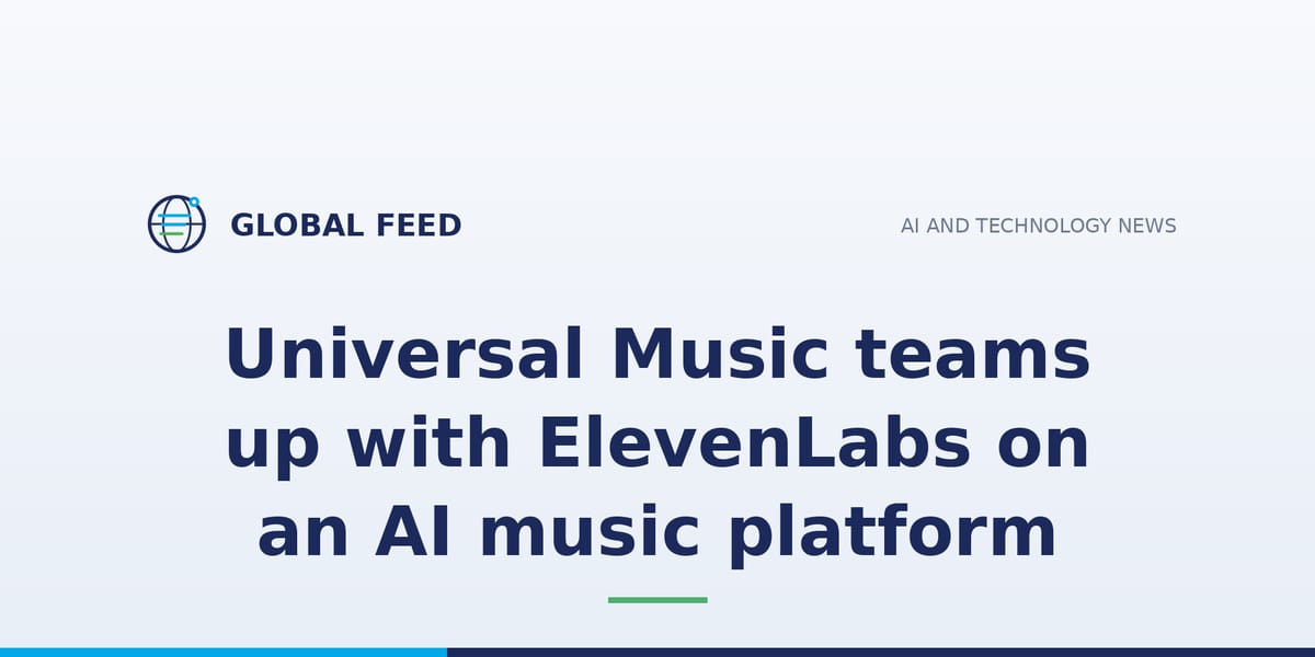 Universal Music teams up with ElevenLabs on an AI music platform