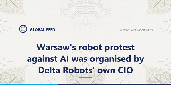 Thirty robots marched against AI in Warsaw, and the minister came out
