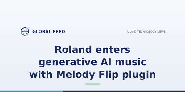 Roland enters generative AI music with Melody Flip plugin