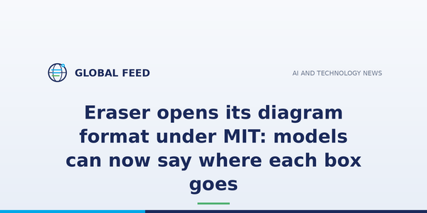 Eraser opens its diagram format under MIT: models can now say where each box goes