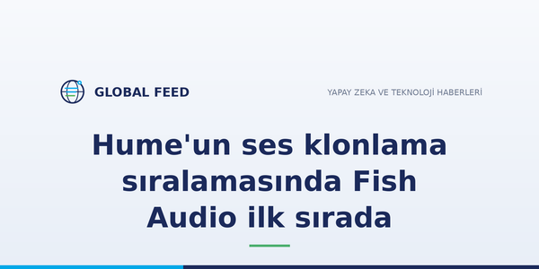 Hume'un ses klonlama sıralamasında Fish Audio ilk sırada